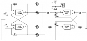 Schemat migacza diodowego